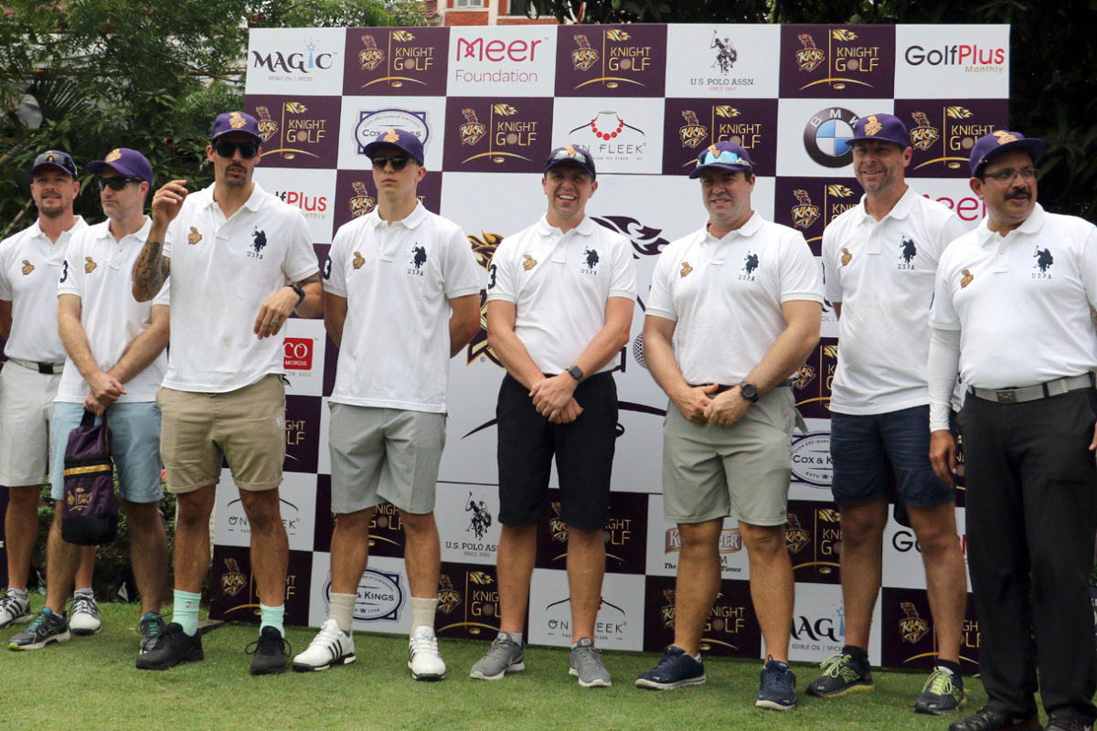 KOLKATA KNIGHT RIDERS FLAG OFF THE 4TH EDITION OF KNIGHT GOLF