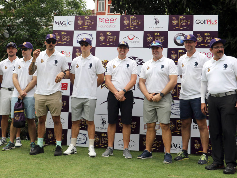 KOLKATA KNIGHT RIDERS FLAG OFF THE 4TH EDITION OF KNIGHT GOLF