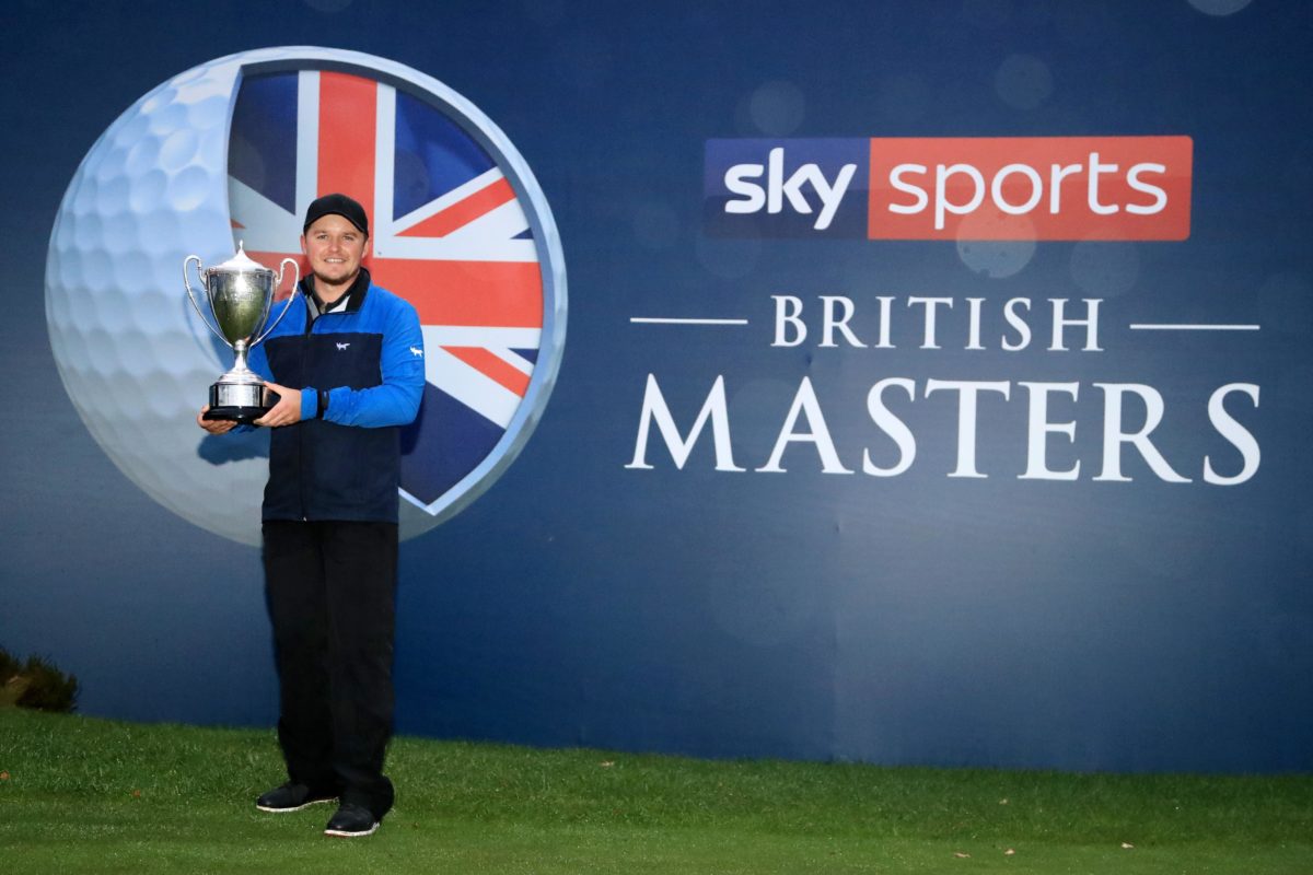 Eddie soars to British Masters victory