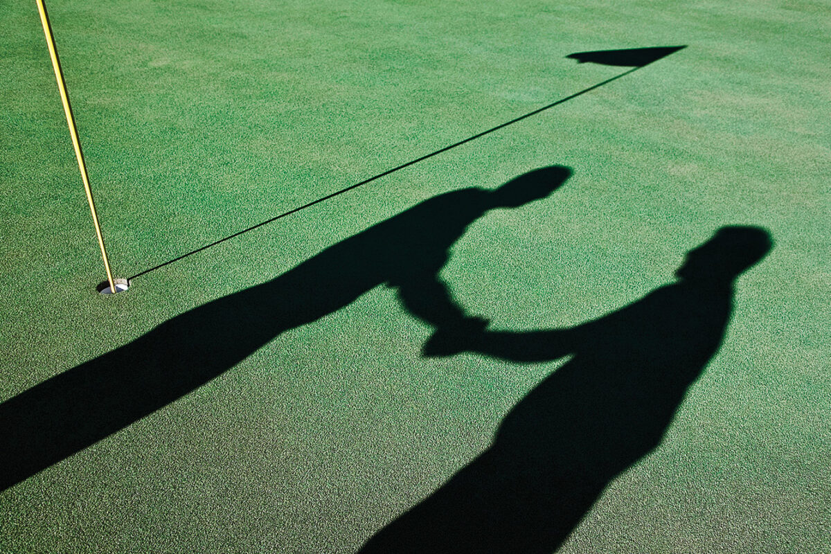 IN MATCHPLAY, play the course… not your opponent