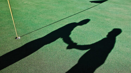 IN MATCHPLAY, play the course… not your opponent