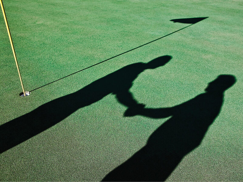 IN MATCHPLAY, play the course… not your opponent