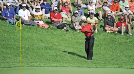 HITTING A FLOP SHOT LIKE TIGER WOODS