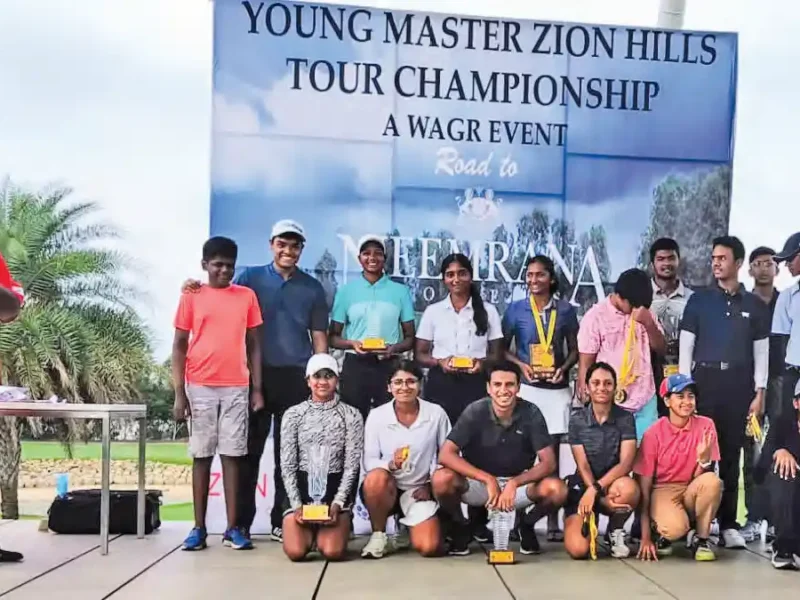 SURAJ JOSHI EVENTUALLY BROKE THE RUNNER-UP JINX AND DIA CRIS CAME FROM 5SHOTS BACK TO WIN