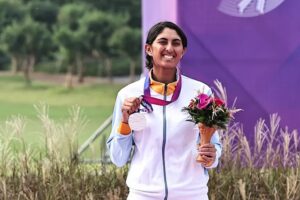 Aditi Ashok wins women’s silver medal