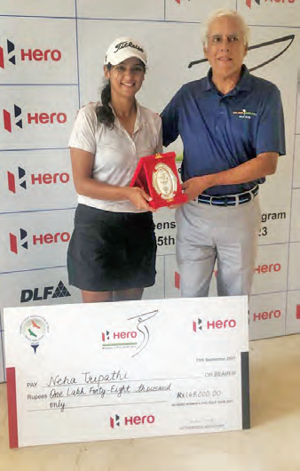 NEHA TRIPATHI PICKS UP SECOND WIN